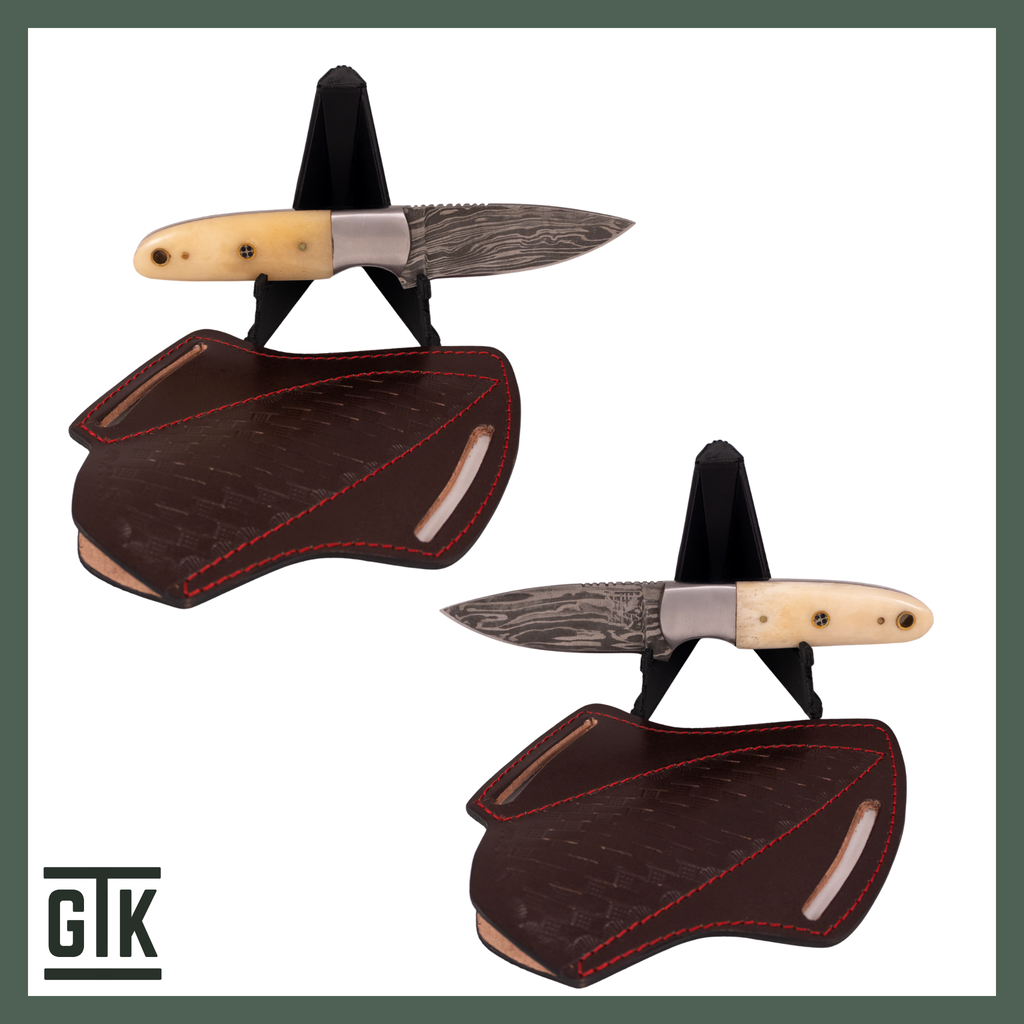 White Sands Scout – Compact Damascus Knife