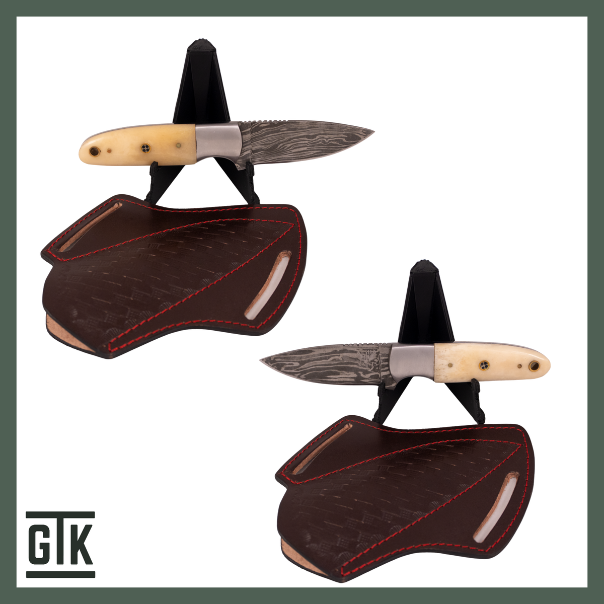 White Sands Scout – Compact Damascus Knife
